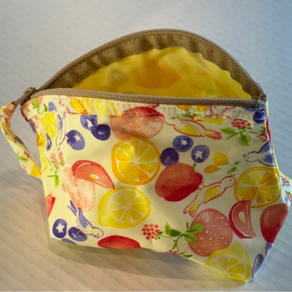 Brighton Handbags - 🍓 🆕 Brighton Zippered Fruit & Bird Wristlet Pouch – Fresh & Fun! 🆕